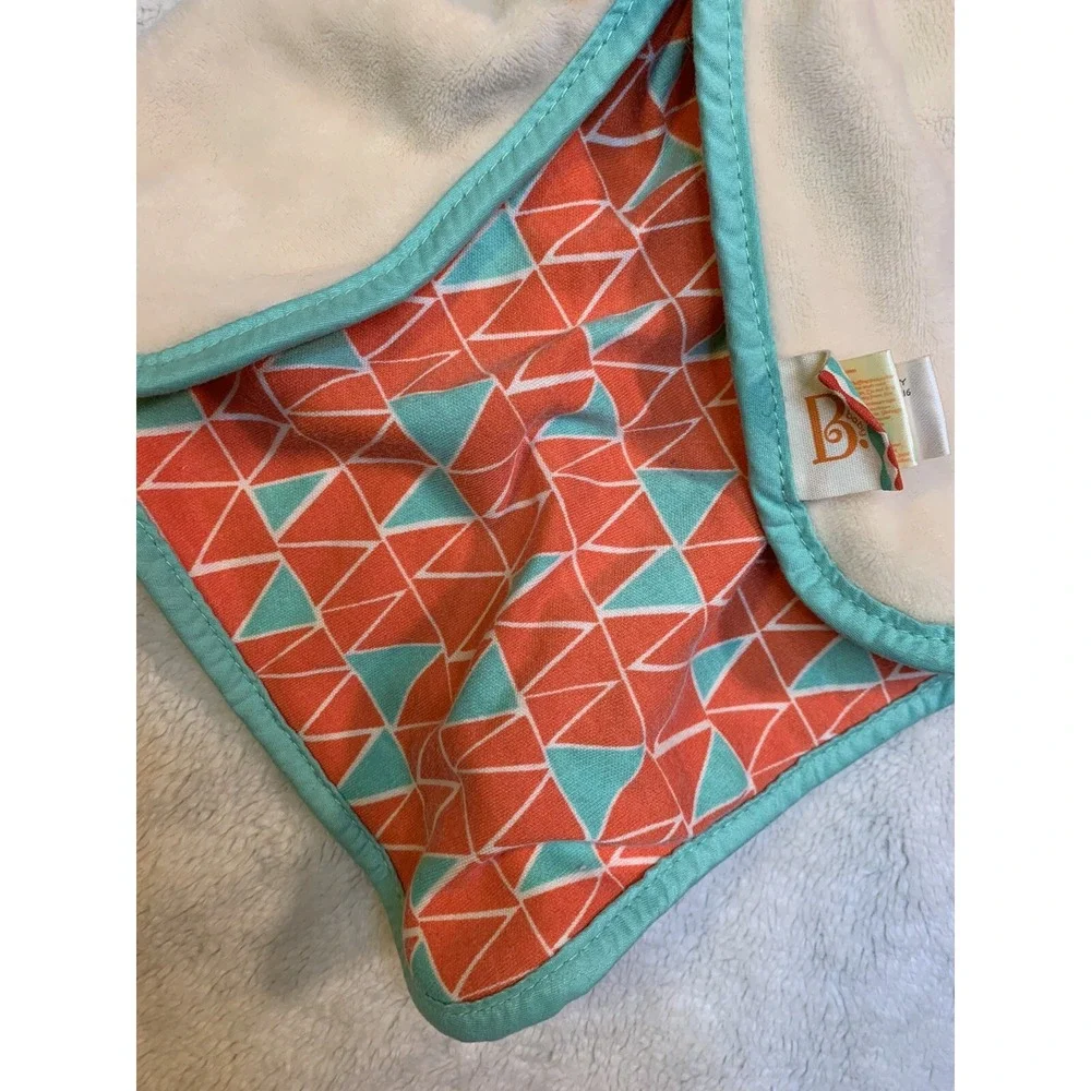 B Cuddly‎ Bunny Rabbit Lovey Security Blanket BABY toy Soother Plush Crinkle EUC
